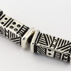 10mm Antique Silver TierraCast Pewter Ethnic Short Bead (20 Pcs) #CK701-General Bead