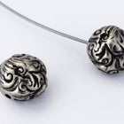 8mm Antique Pewter TierraCast Jardin Bead (20 Pcs) #CK725-General Bead