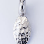 17mm Rhodium Tierracast Hammered Petal Spacer (20 Pcs) #CK731-General Bead