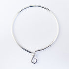 42mm Bright Silver TierraCast Brass Wire Hoop 15 Gauge (6 Pcs) #CK804-General Bead
