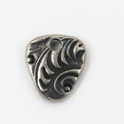 10mm Antique Pewter TierraCast Jardin Triangle Charm #CK808