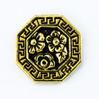 18mm Antique Gold TierraCast Blossom Button (10 Pcs) #CK833-General Bead