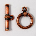 12mm Antique Copper TierraCast Pewter Toggle Clasp #CK047-General Bead