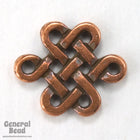 9mm x 11mm Antique Copper Tierracast Pewter Celtic Eternity Knot Link-General Bead