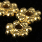 4mm Bright Gold Tierracast Pewter Beaded Daisy Spacer #CKC084-General Bead