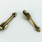 20mm Antique Brass Tierracast Pewter Arrow Charm #CKC104-General Bead