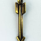 20mm Antique Brass Tierracast Pewter Arrow Charm #CKC104-General Bead