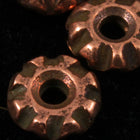 4mm Antique Copper Tierracast Pewter "Teke" Heishi Spacer-General Bead