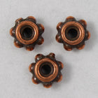 5mm Antique Copper Tierracast Beaded Spacer Bead-General Bead