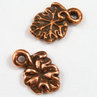 8mm x 6mm Antique Copper TierraCast Grape Leaf Drop #CK141