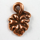 8mm x 6mm Antique Copper TierraCast Grape Leaf Drop #CK141