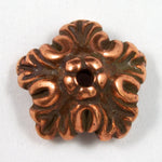 10mm Antique Copper Tierracast Oak Leaf Bead Cap-General Bead