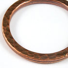 25mm Antique Copper Tierracast Hammered Round Link-General Bead