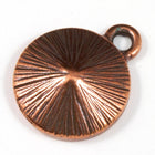 18mm x 14mm Vitrail Light/Antique Copper Setting for 12mm Swarovski Rivoli #CKC169-General Bead