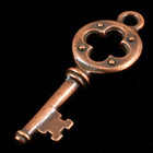 12mm x 32mm Antique Copper Tierracast Quatrefoil Key-General Bead