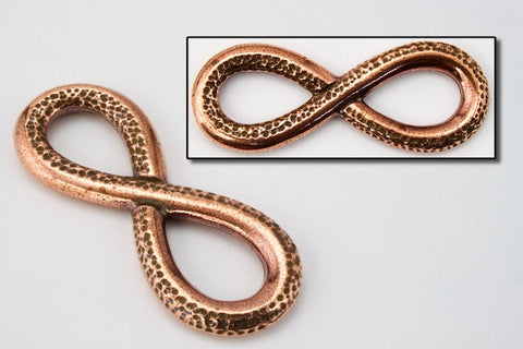 32mm Antique Copper Tierracast Pewter Infinity Knot-General Bead