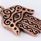 26.5mm Antique Copper Tierracast Hamsa Charm #CKC284-General Bead