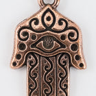 26.5mm Antique Copper Tierracast Hamsa Charm #CKC284-General Bead