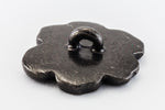 16mm Black Tierracast Apple Blossom Button (15 Pcs) #CKC387-General Bead
