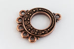 23mm Antique Copper Tierracast 5 Loop Spiral Chandelier #CKD434-General Bead