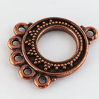 23mm Antique Copper Tierracast 5 Loop Bali Chandelier #CKD438-General Bead