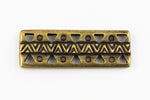 26mm Antique Brass Tierracast Pewter Ethnic Bar Link #CKE449-General Bead