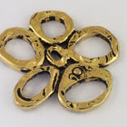 25mm Antique Gold Tierracast Intermix Five Rings Link (10 Pcs) #CK454-General Bead
