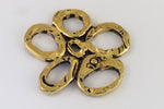 25mm Antique Gold Tierracast Intermix Five Rings Link (10 Pcs) #CK454-General Bead