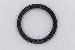 1 1/4" Black TierraCast Pewter Radiant Ring (10 Pcs) #CK480-General Bead