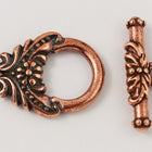 12mm Antique Copper Tierracast Pewter Garland Toggle Clasp #CK072-General Bead