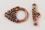 12mm Antique Copper Tierracast Pewter Garland Toggle Clasp #CK072-General Bead
