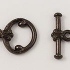 13mm Black Tierracast Pewter Classic Toggle Clasp #CK527-General Bead