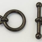 1/2" Black Tierracast Pewter Anna Clasp (10 Sets) #CK553-General Bead