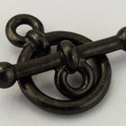 1/2" Black Tierracast Pewter Anna Clasp (10 Sets) #CK553-General Bead