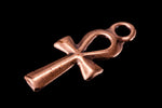 21mm Antique Copper TierraCast Ankh #CKB184-General Bead