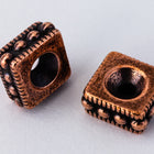 6mm Antique Copper TierraCast Rococo Square Bead (20 Pcs) #CK665-General Bead