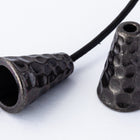 13mm Black TierraCast Hammered Cone #CK747-General Bead