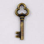 9mm x 22mm Antique Brass Tierracast Victorian Key-General Bead