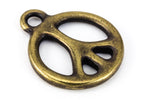 19mm Antique Brass Tierracast Peace Charm #CKD281-General Bead