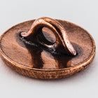 12mm Antique Copper Tierracast Lotus Button (20 Pcs) #CKD384-General Bead
