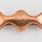 19mm Antique Copper Tierracast Two Hole Hourglass Spacer Bar (10 Pcs) #CKD413-General Bead