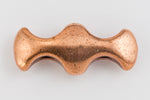 19mm Antique Copper Tierracast Two Hole Hourglass Spacer Bar (10 Pcs) #CKD413-General Bead