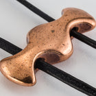 19mm Antique Copper Tierracast Two Hole Hourglass Spacer Bar (10 Pcs) #CKD413-General Bead