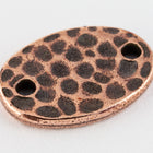 13mm Antique Copper Tierracast Hammered Oval Link #CKD429-General Bead