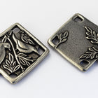 21mm Antique Pewter Tierracast Botanical Birds Link #CKF443-General Bead