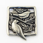 21mm Antique Pewter Tierracast Botanical Birds Link #CKF443-General Bead
