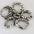 25mm Antique Silver Tierracast Intermix Five Rings Link (10 Pcs) #CK454-General Bead
