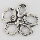 25mm Antique Silver Tierracast Intermix Five Rings Link (10 Pcs) #CK454-General Bead