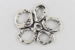 25mm Antique Silver Tierracast Intermix Five Rings Link (10 Pcs) #CK454-General Bead