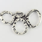 25mm Antique Silver Tierracast Intermix 3 Rings Link (20 Pcs) #CK456-General Bead